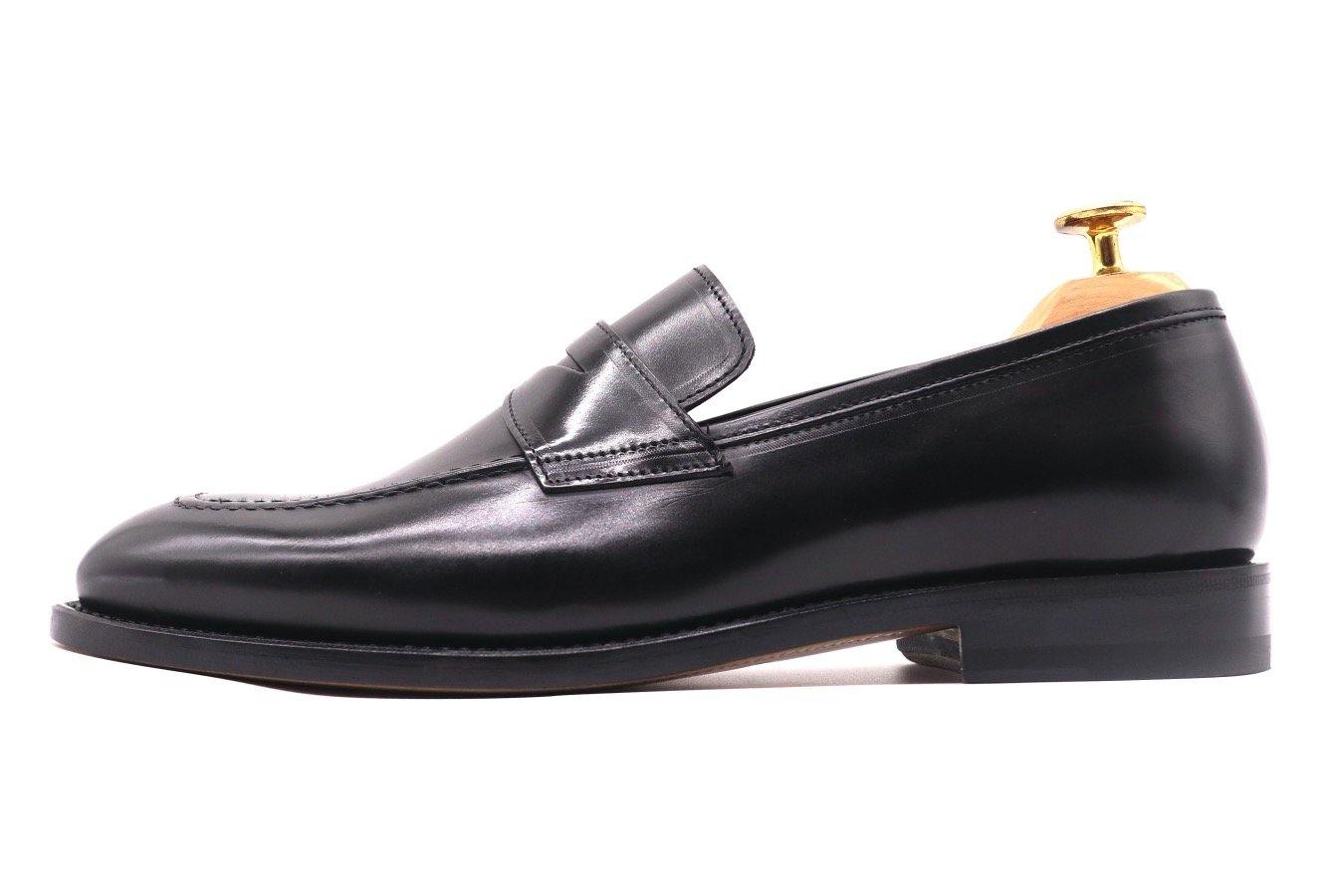 Lorens Men's Calf Leather Loafers - Black